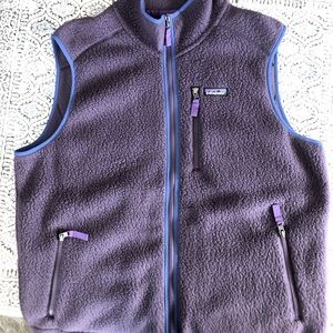 Patagonia like new retro pile vest